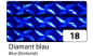 Preview: Holo Folie, Diamant blau,selbstklebend, 40cm x1m