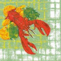 Preview: Servietten Motiv-Serviette Lobster
