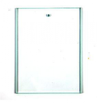 Glasplatte, rechteckig, 8 x 6cm