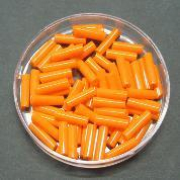 Stiftperlen - Tubes, 9 x 2,5 mm Orange